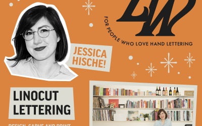 Jessica Hische’s Linocut Lettering Workshop Sponsored in part by Speedball Art